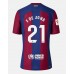 Cheap Barcelona Frenkie de Jong #21 Home Football Shirt 2023-24 Short Sleeve